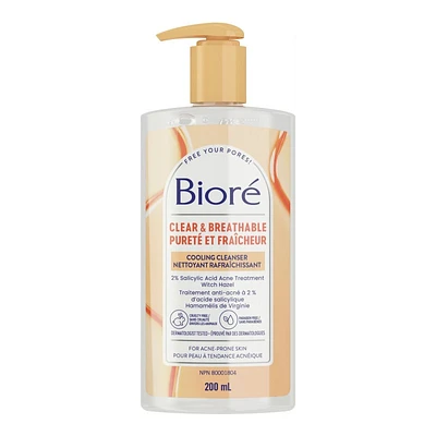 BiorÃ© Pore Clarifying Cooling Cleanser - 200ml