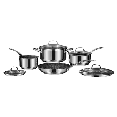 THE ROCK SS COOKWARE SET 8PCE