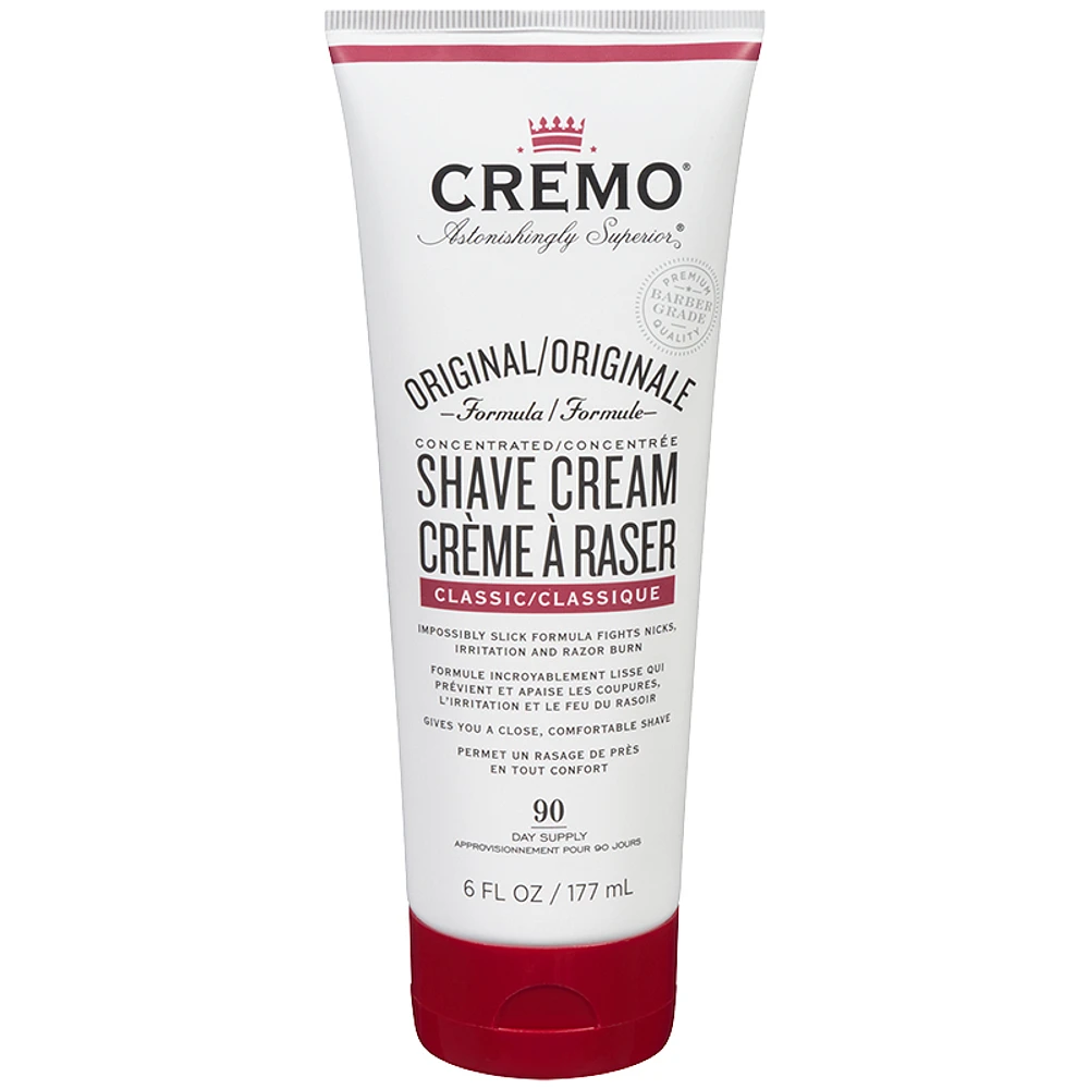 Cremo Astonishingly Superior Original Shave Cream - Classic - 177ml