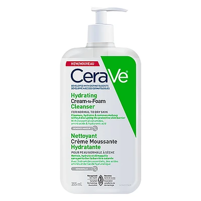CeraVe Hydrating Cream to Foam Cleanser