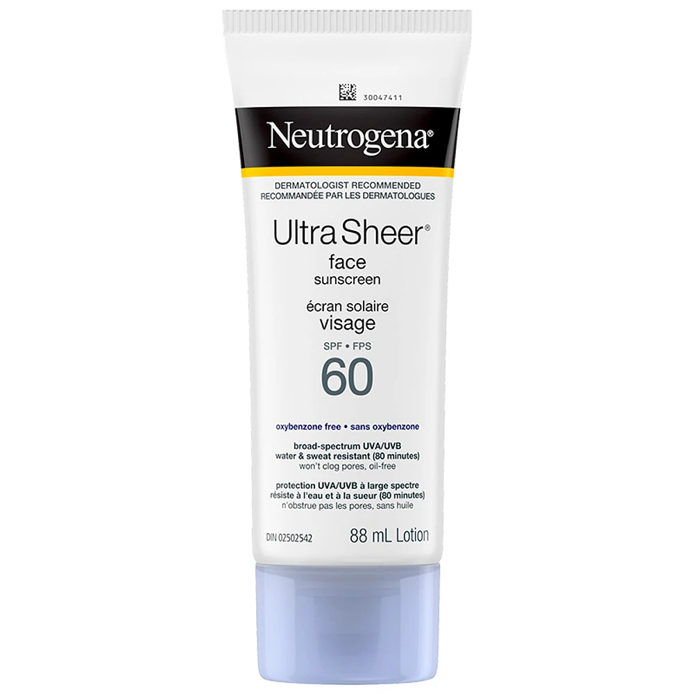 Neutrogena Ultra Sheer Dry Touch Face Sunscreen Lotion - SPF 60 - 88ml