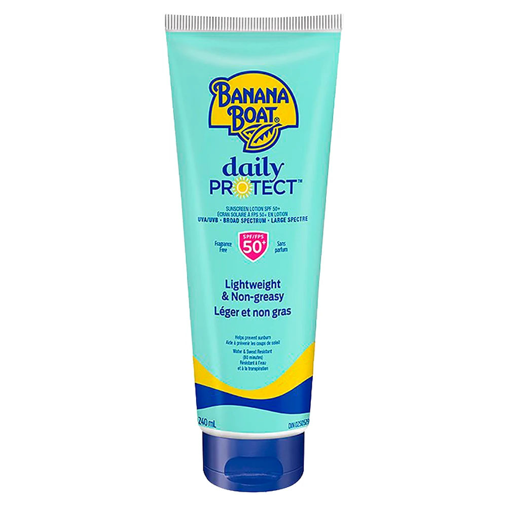 Banana Boat Daily Protect Sunscreen Lotion - SPF 50+ - 240ml