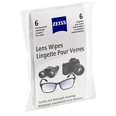 Zeiss Lens Wipes - 6's