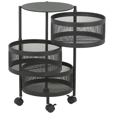 Collection by London Drugs -Tier Trolley - Black
