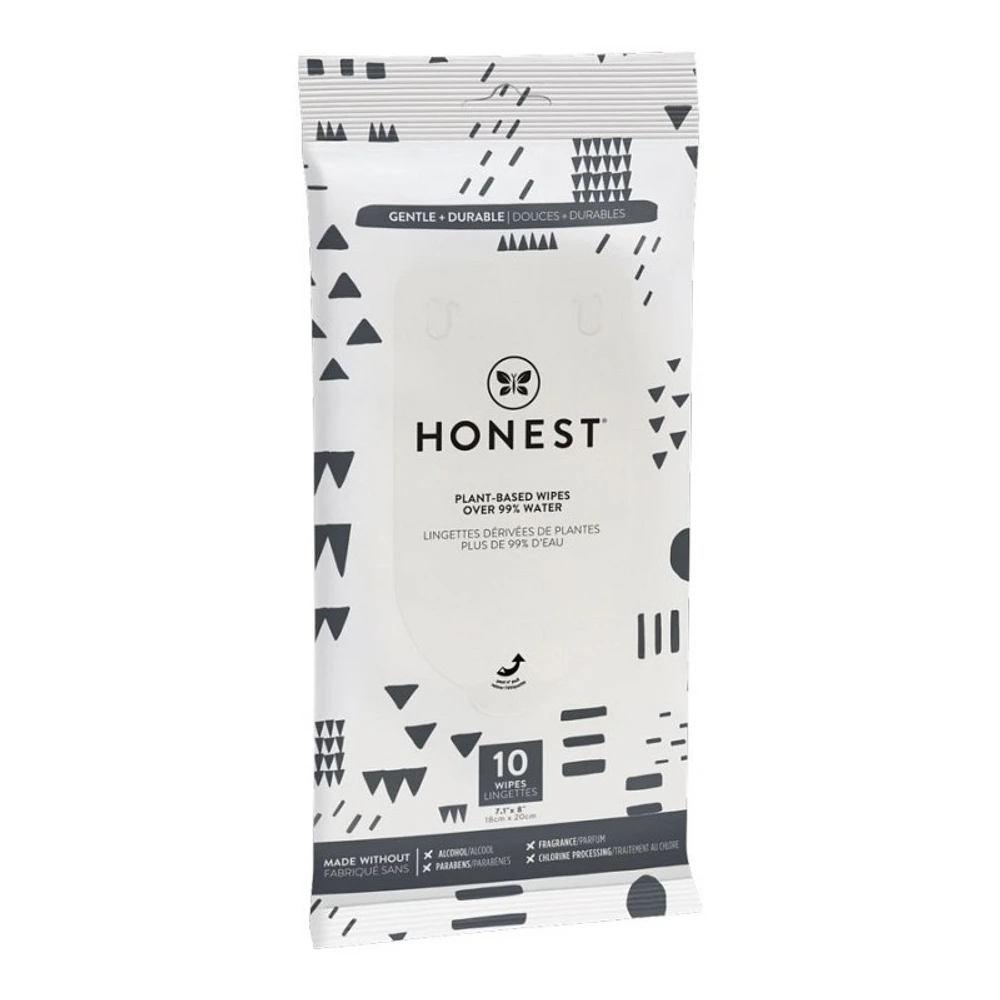 Honest Wipes Travel Pack - 10's