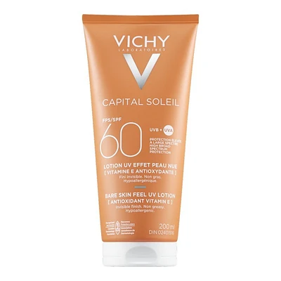 Vichy Capital Soleil Bare Skin Feel UV Lotion - SPF 60 - 200ml
