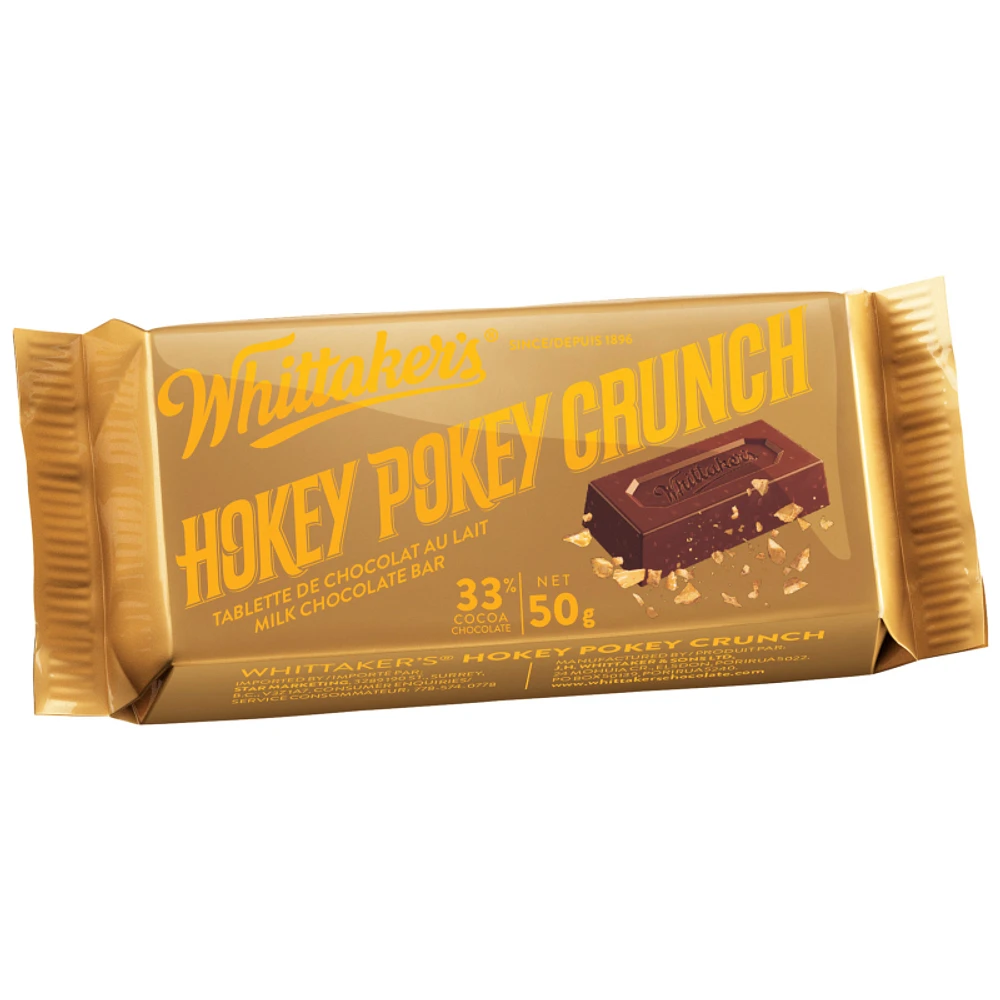 WHITTAKER'S HOKEY POKEY SLAB 50G