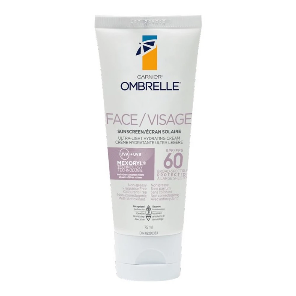 Ombrelle Face Sunscreen Cream - SPF 60 - 75ml