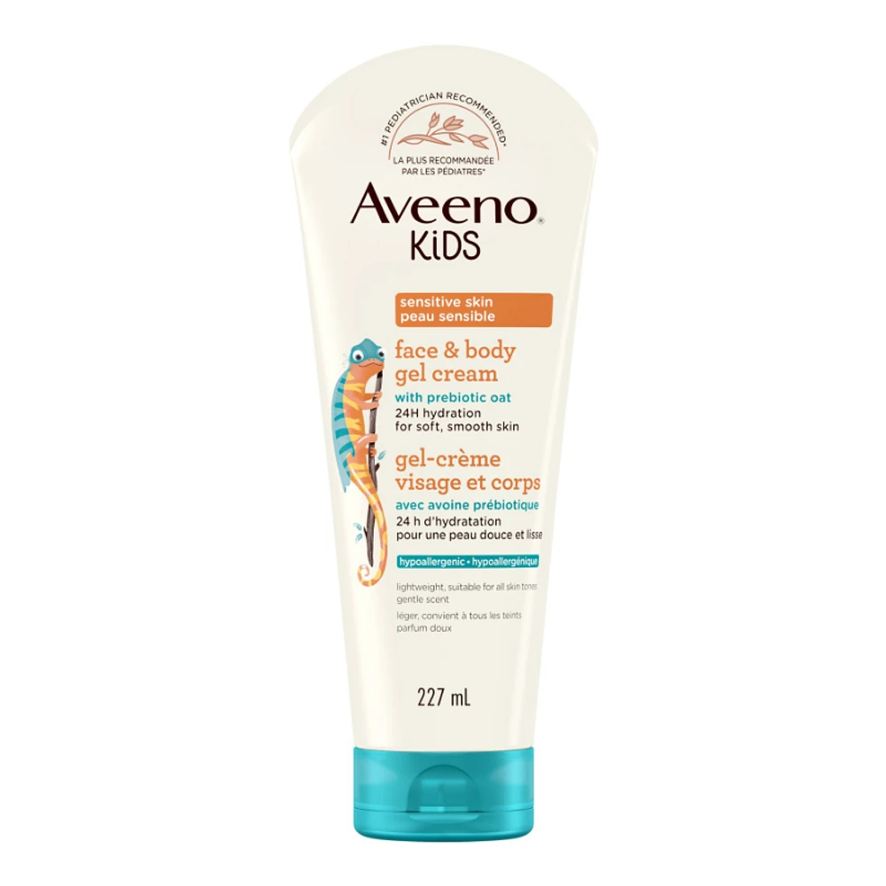Aveeno Kids Face & Body Gel Cream - 227ml