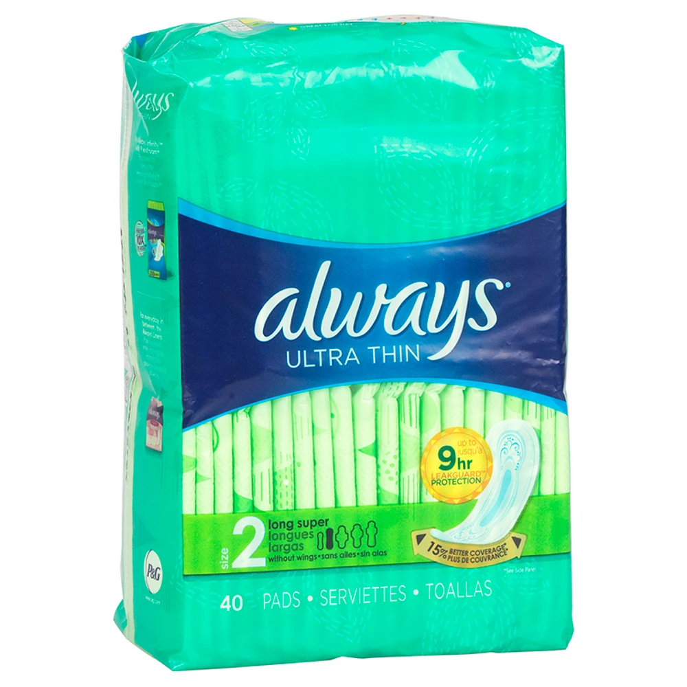 Always Ultra Thin Long Super - 40s
