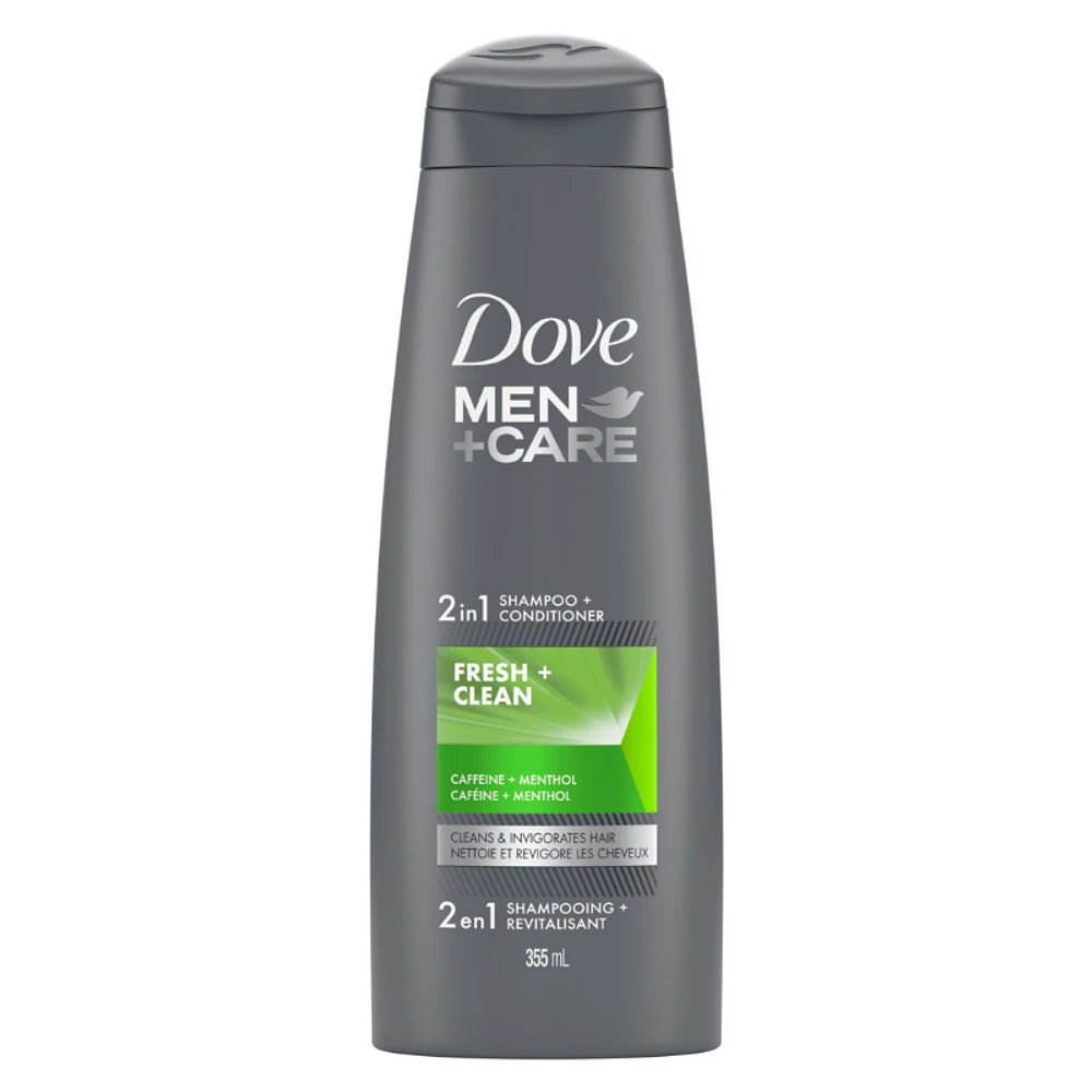 Dove Men+Care Fresh Clean 2in1 Shampoo + Conditioner - 355ml