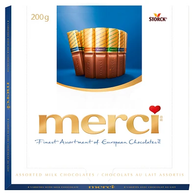 Merci Chocolate - Milk Chocolate - Assorted - 200g