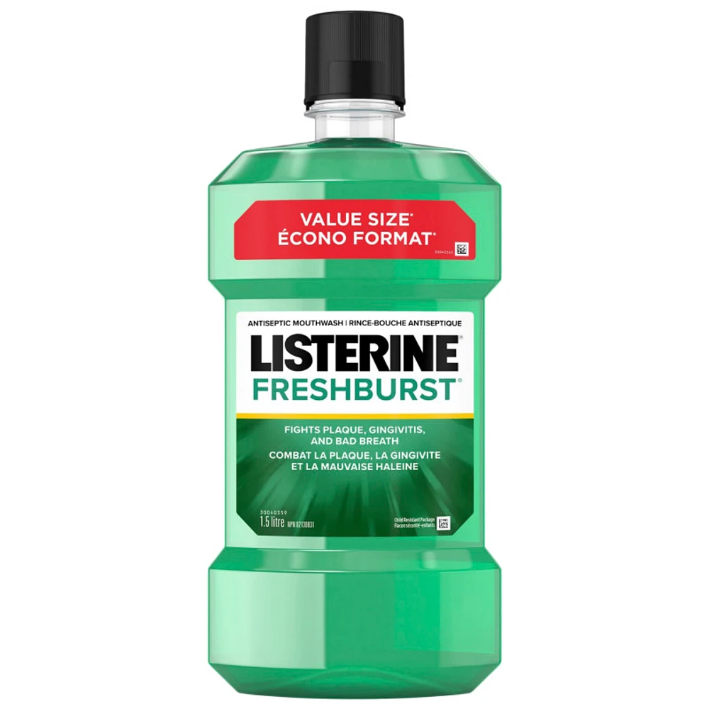 Listerine Fresh Burst Mouthwash - 1.5L