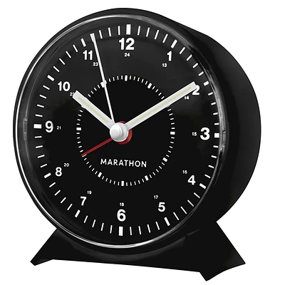 Marathon Mechanical Clock - Black - CL034001BK