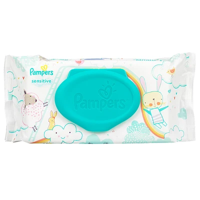 Pampers Wipes - Sensitive - 56's