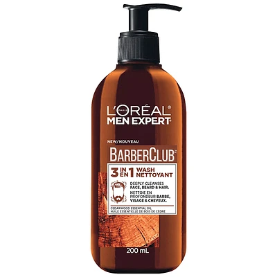 L'Oreal Men Expert BarberClub 3 in 1 Wash - 200ml