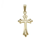 10K Solid Embossed Cross