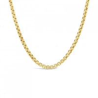 10K Yellow Gold 20" 2.3mm Round Box Chain