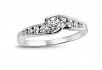 Glacier Fire Canadian Diamond 0.40CTW Bridal Ring