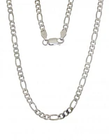 Sterling Silver 20" 4mm Figaro Chain