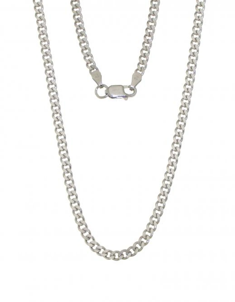 Sterling Silver 20" 2.8mm Curb Chain