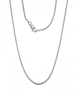 Sterling Silver 18" 1.4mm Round Magic Snake Chain
