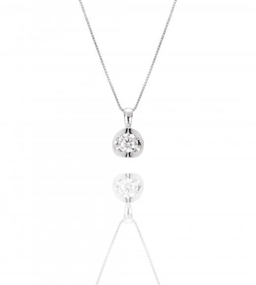 Glacier Fire Canadian Diamond 0.20CT Pendant