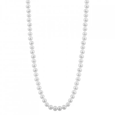 Freshwater 6-6.6mm White Pearl Necklace