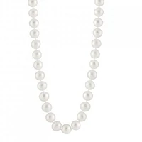 Freshwater 9-10mm White Freshwater Pearl Necklace