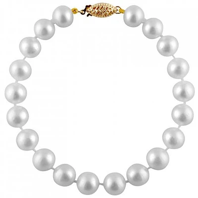 White Freshwater 7-7.5mm Pearl Bracelet