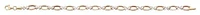 10K Rose Gold Circle Bracelet