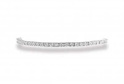 Sterling Silver Diamond Bracelet