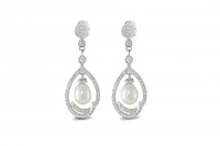Sterling Silver Freshwater Pearl Earrings
