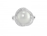 Sterling Silver Freshwater Pearl Ring