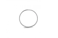 10K White Gold 15mm Sleeper Single