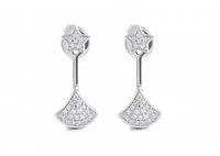 Sterling Silver Front Back Earrings