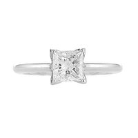 Glacier Fire 14K White Gold 1.00CT Princess Cut Solitaire