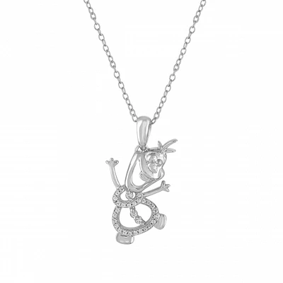 Enchanted Disney Elsa 0.10CTW Pendant