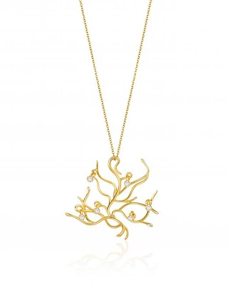 Enchanted Disney Beauty and The Beast Tree of Life Branch Pendant