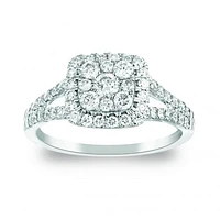 10K White Gold 1.00CTW Diamond Ring