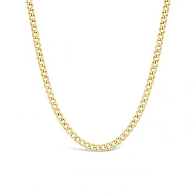 10K Yellow Gold 22" Miami Curb