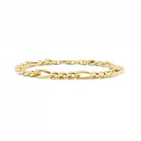10K Yellow Gold 8.5" 7.1mm Miami Figaro Bracelet