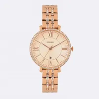 Fossil Women's Jacqueline Rose Gold-Tone Watch