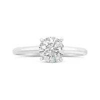 Glacier Fire 14K White Gold 1.00CT Solitaire Ring