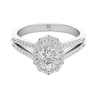 My Diamond Story 14K White Gold 1.00CTW Bridal Ring