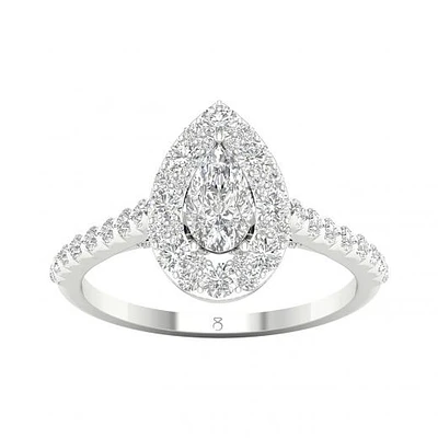 My Diamond Story 14K White Gold 1.20CTW Bridal Ring