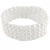 6-7mm Freshwater Pearl 4 Row Stretch Bracelet