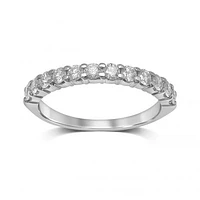10K White Gold 0.50CTW Diamond Band