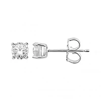 Sterling Silver 0.10CTW Diamond Studs
