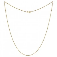 10K Yellow Gold 16" 1.45mm Singapore Chain